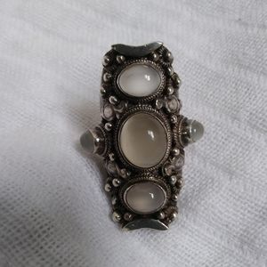Sterling Silver Moonstone Ring